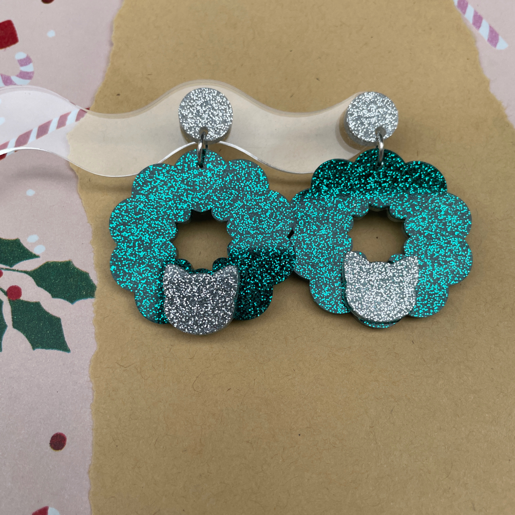 Christmas Cat Wreath #1