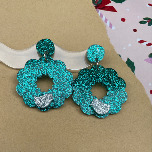 Christmas Bird Wreath #1