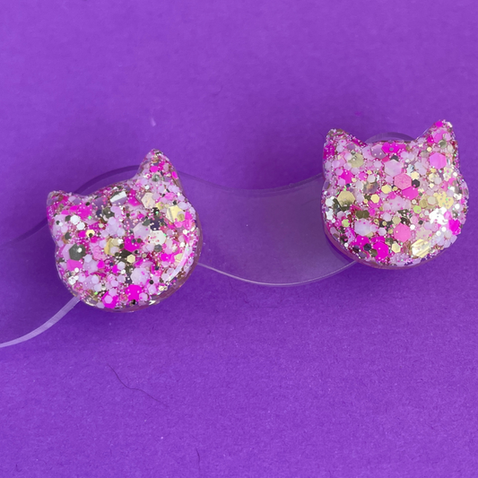 Chonky Cat Studs #4